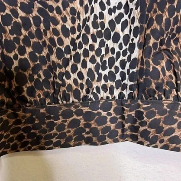TOV Holy animal print short zipper jacket size med/large 42 with zipper - Picture 5 of 11